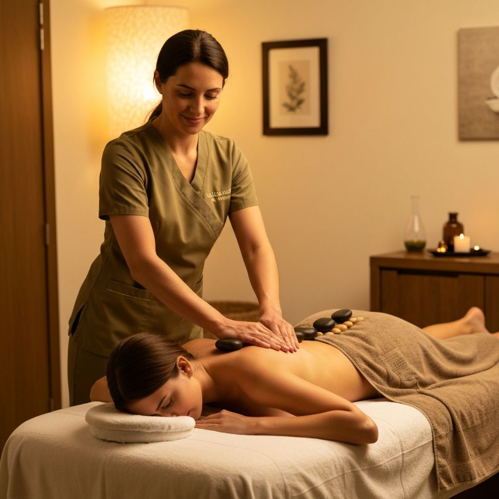 Masaje relajante en MEVAK SPA